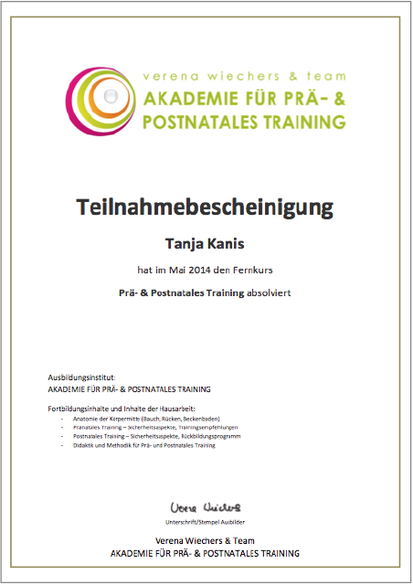 Prä- & Postnatal OHNE Seminar - Akademie Wiechers