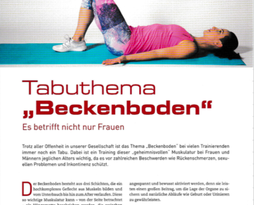 Fachartikel Tabuthema Beckenboden